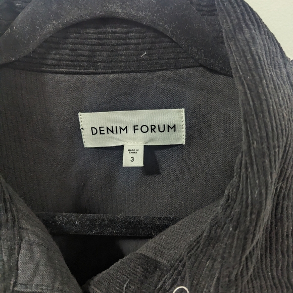 Denim Forum Nina corduroy western shirt - Picture 3 of 6